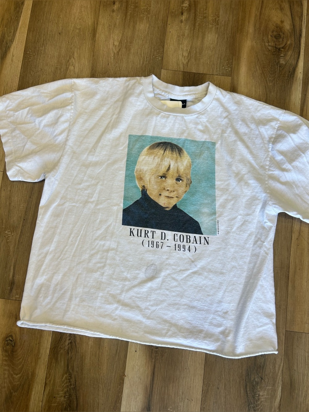 Extremely Rare Vintage Kurt Cobain Tee